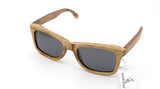 Brown wooden sunglasses