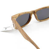 Brown wooden sunglasses