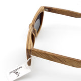 Brown wooden sunglasses